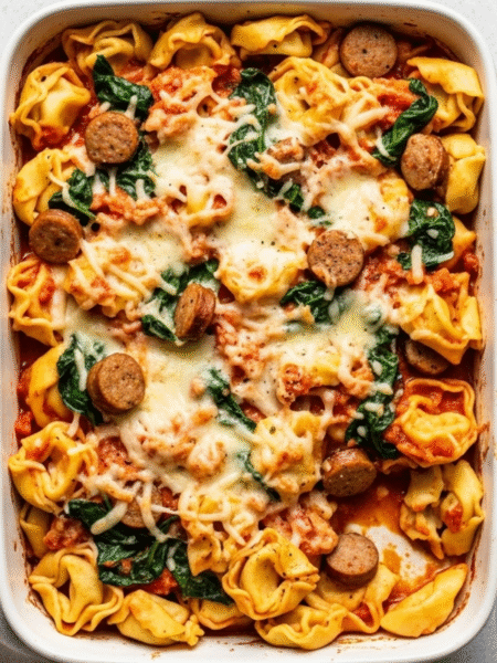 Baked Tortellini with Sausage Recipe