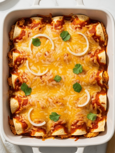 Cheese Chicken Enchiladas Recipe