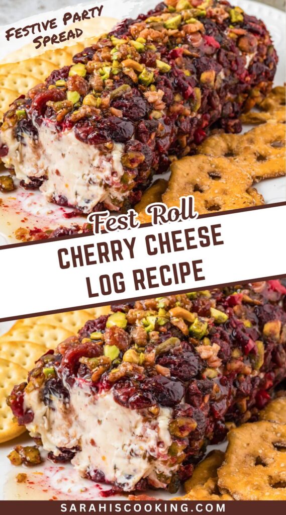 Cherry Cheese Log Recipe