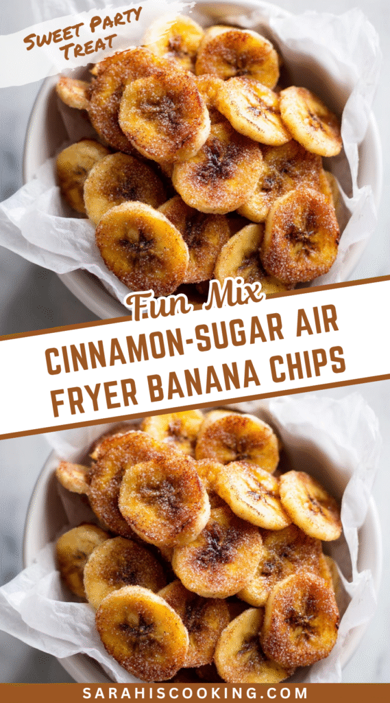 Cinnamon-Sugar Air Fryer Banana Chips Recipe