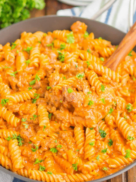 Creamy Beef Pasta Recipe