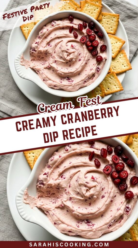 Creamy Cranberry Dip Recipe