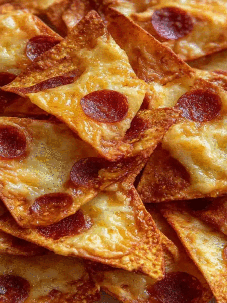 Crispy Pizza Chips Recipe