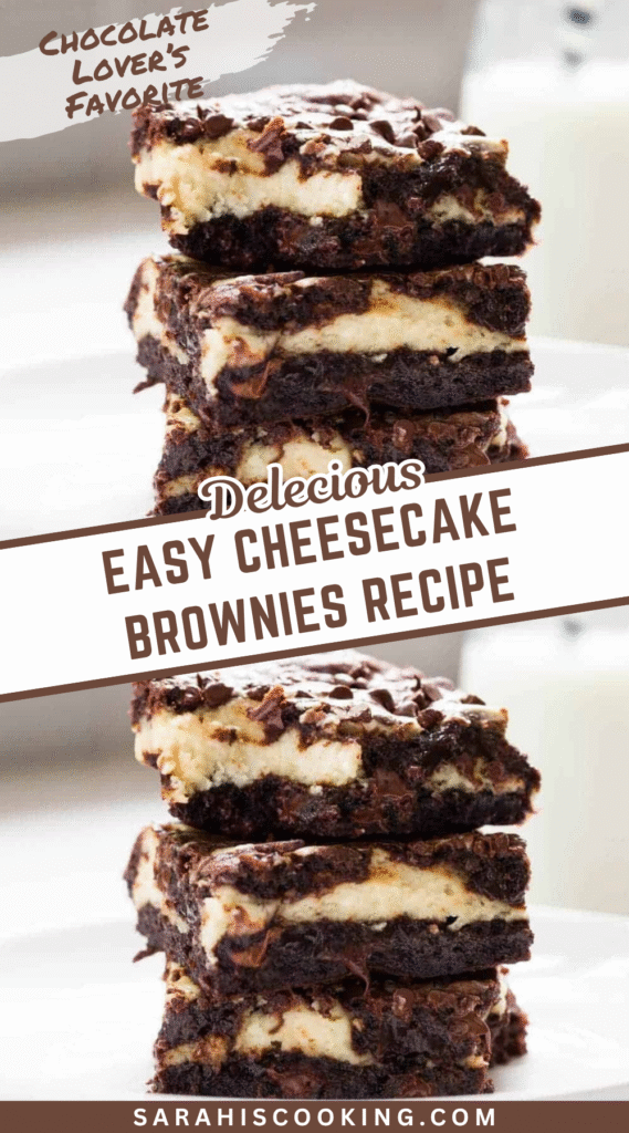 Easy Cheesecake Brownies Recipe