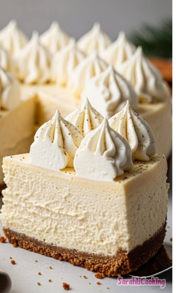 Eggnog Cheesecake Recipw