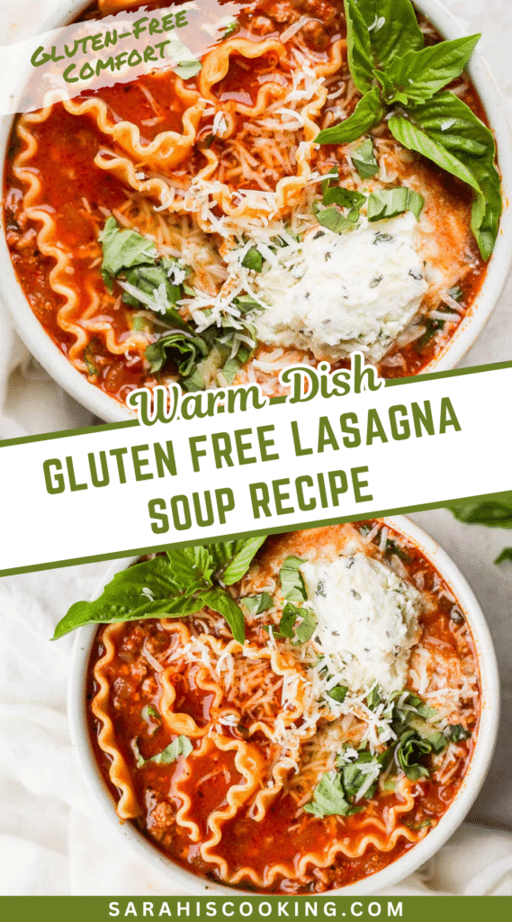 Gluten Free Lasagna Soup Recipe