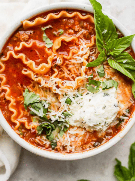 Gluten Free Lasagna Soup Recipe