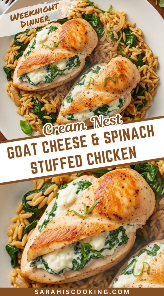 Goat Cheese and Spinach Stuffed Chicken Recipe