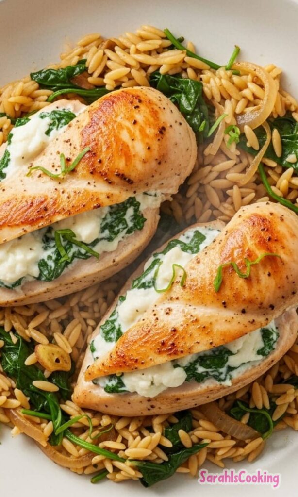 Goat Cheese and Spinach Stuffed Chicken Recipe