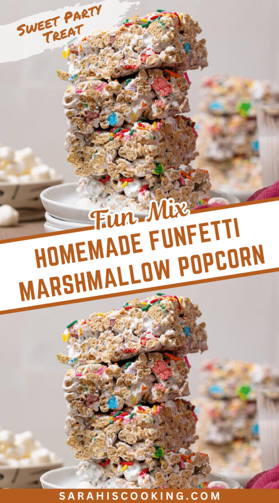 Homemade Funfetti Marshmallow Popcorn Recipe
