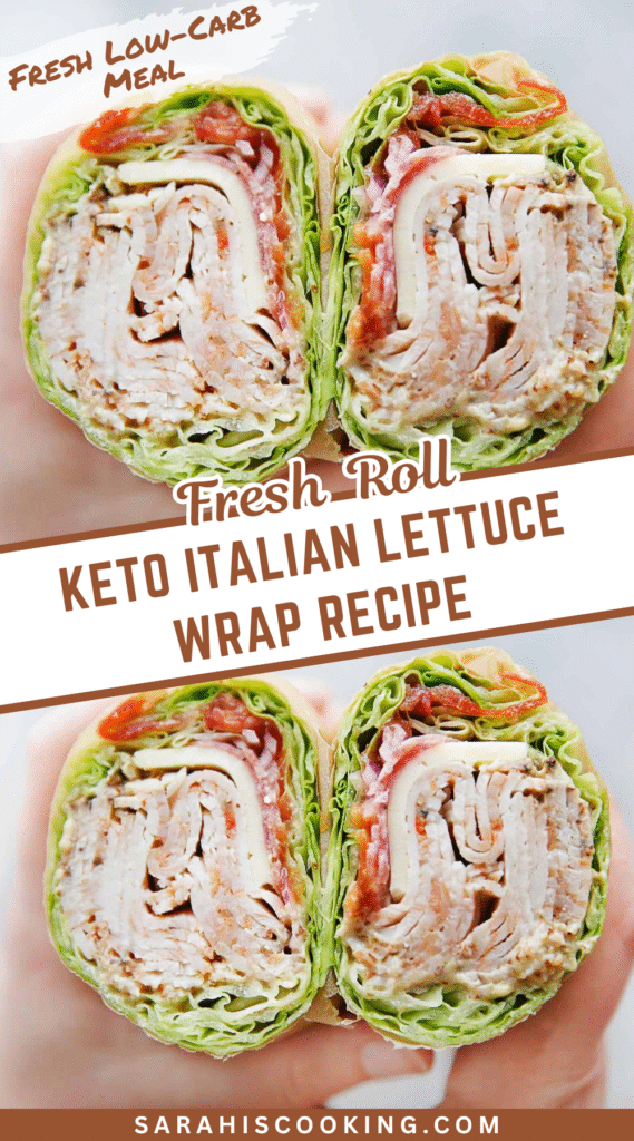 Keto Italian Lettuce Wrap Recipe
