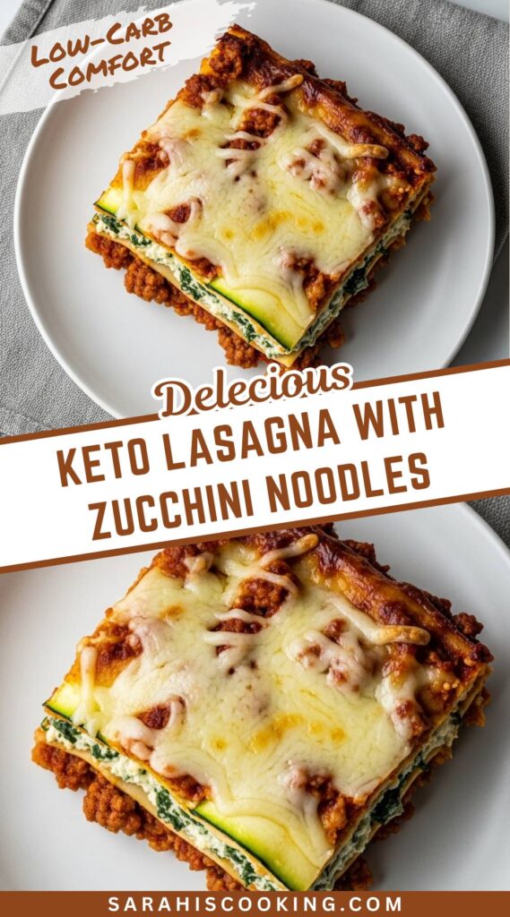 Keto Lasagna with Zucchini Noodles Recipe