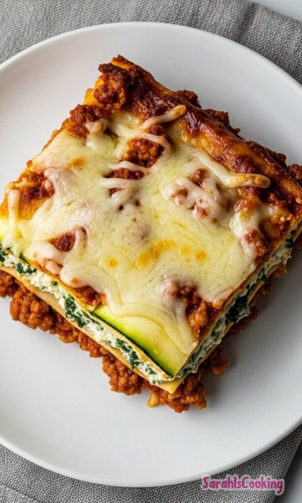 Keto Lasagna with Zucchini Noodles Recipe