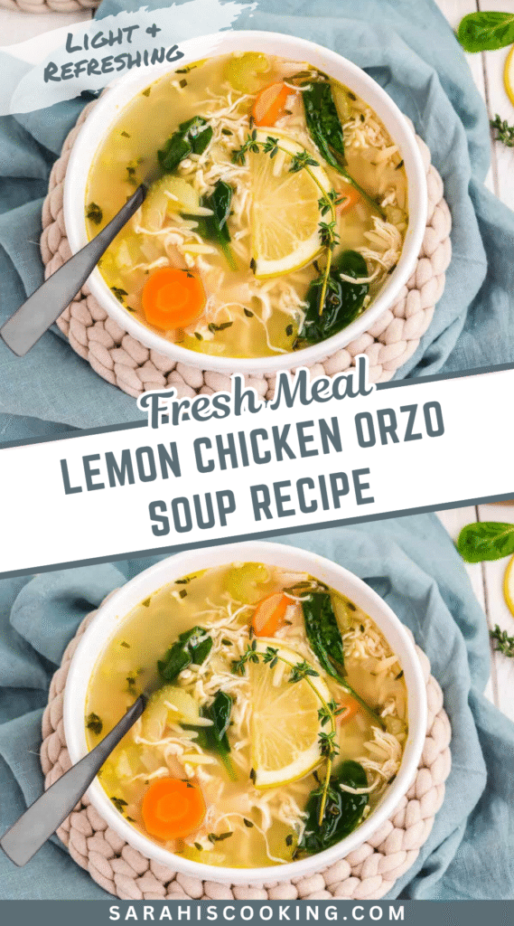 Lemon Chicken Orzo Soup Recipe