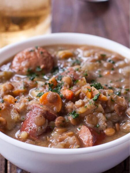 Lentil Sausage Soup Recipe