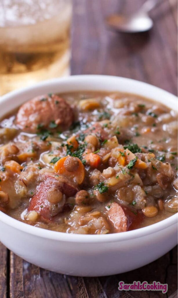 Lentil Sausage Soup Recipe