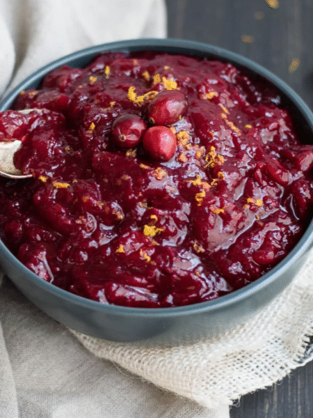 Naturally Sweetened Cranberry Sauce Recipe