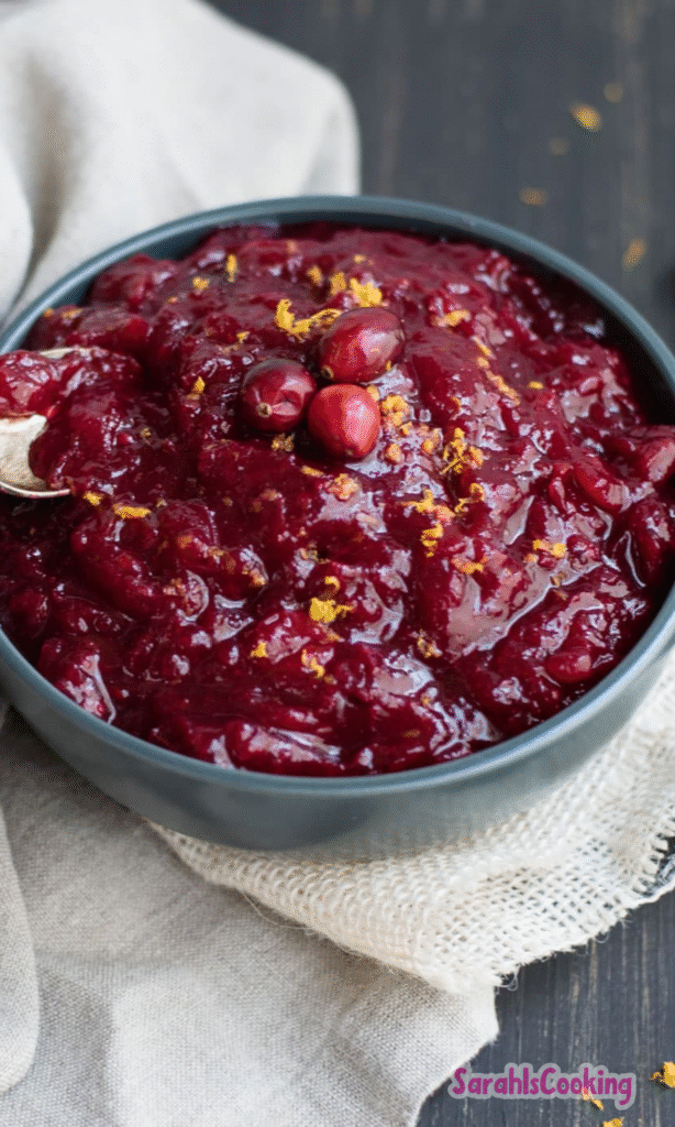 Naturally Sweetened Cranberry Sauce Recipe