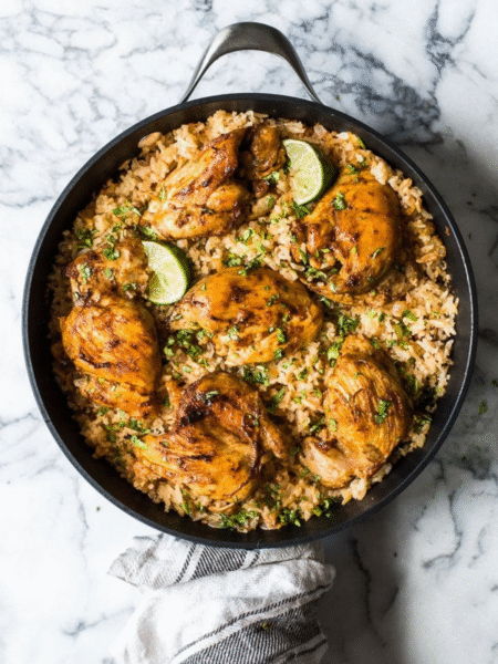 One-Pot Chicken & Rice Recipe