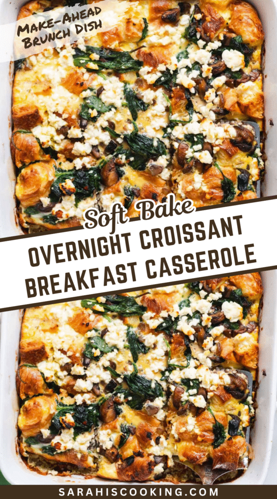 Overnight Croissant Breakfast Casserole Recipe