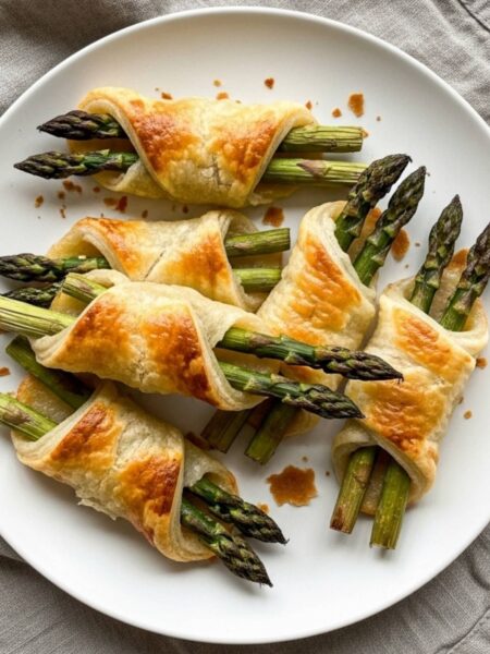 Prosciutto Asparagus Puff Pastry Bundles Recipe