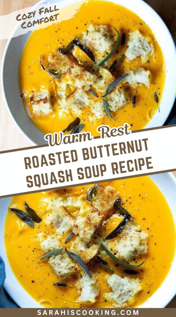 Roasted Butternut Squash Soup Recipe