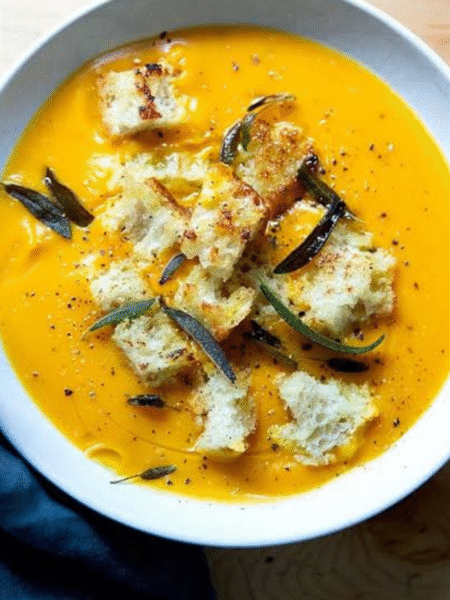 Roasted Butternut Squash Soup Recipe