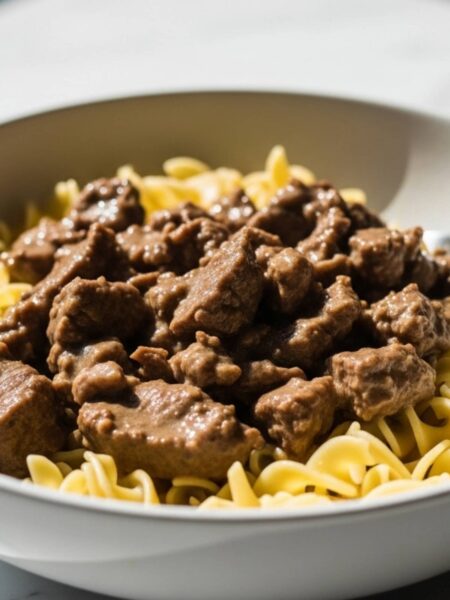 Slow Cooker Beef Stroganoff Recipe