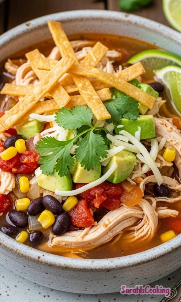 Slow-Cooker Chicken Tortilla Soup Recipe