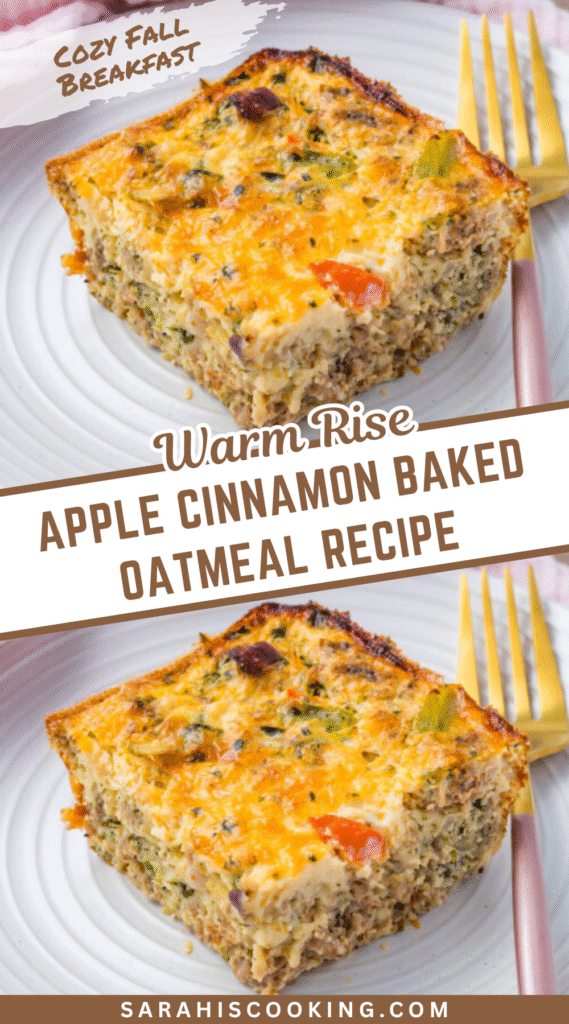 Apple Cinnamon Baked Oatmeal Recipe