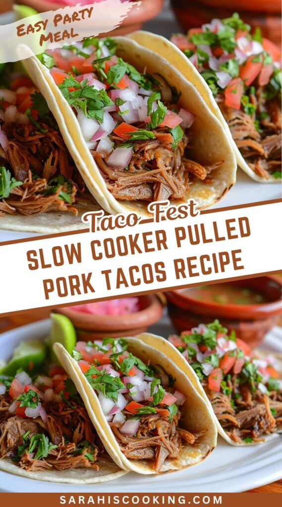 Slow Cooker Pulled Pork Tacos Recipe