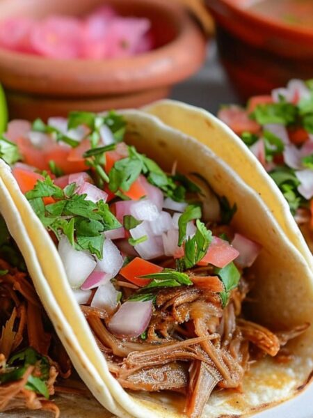 Slow Cooker Pulled Pork Tacos Recipe