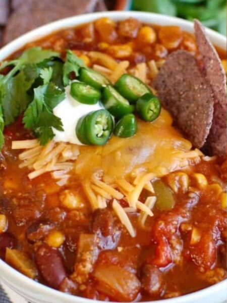 Slow Cooker Turkey Chili Recipe