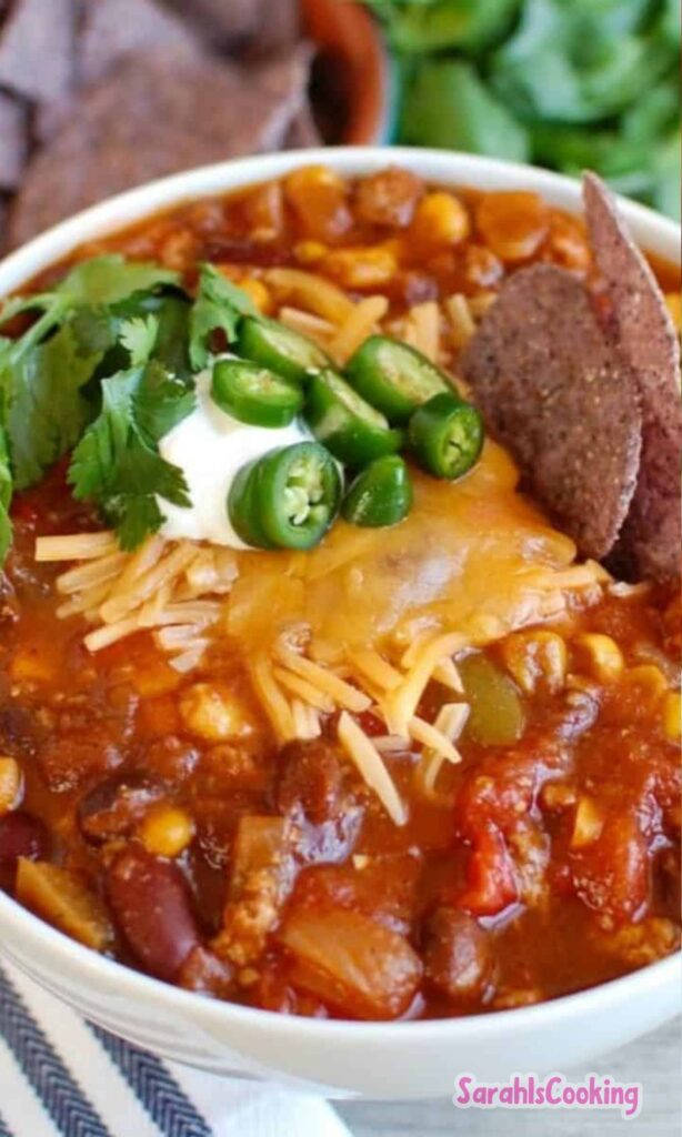 Slow Cooker Turkey Chili Recipe