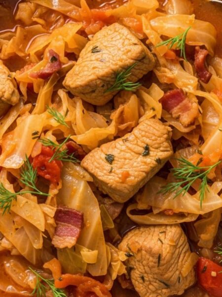 Turkey Cabbage Stew Recipe