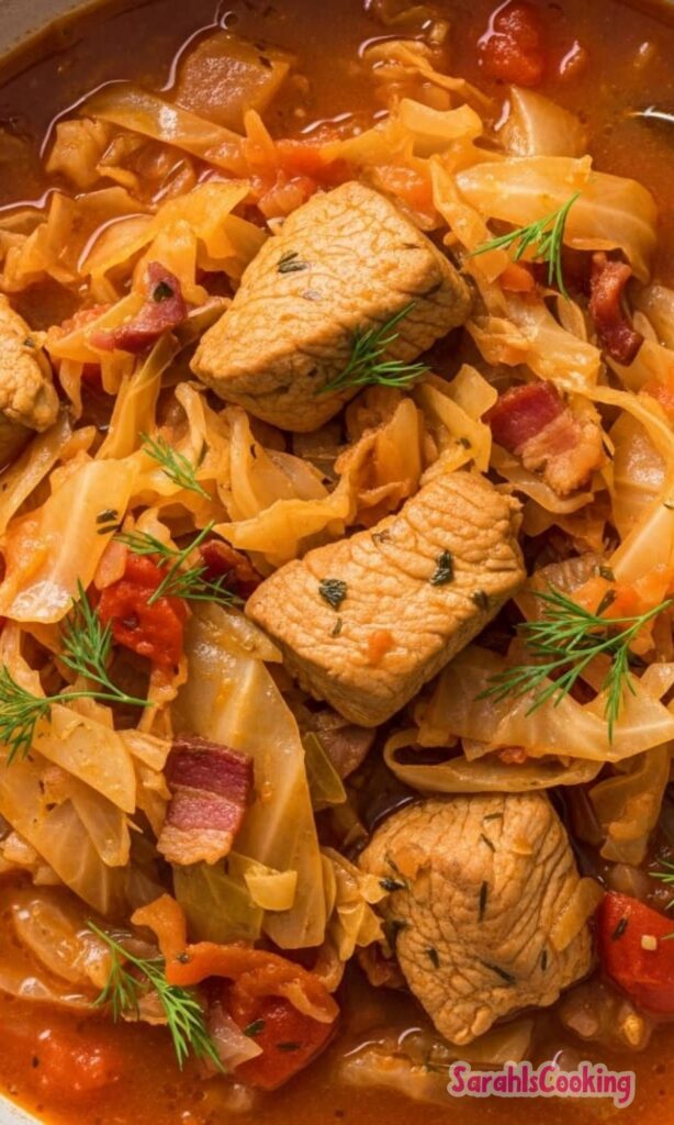 Turkey Cabbage Stew Recipe