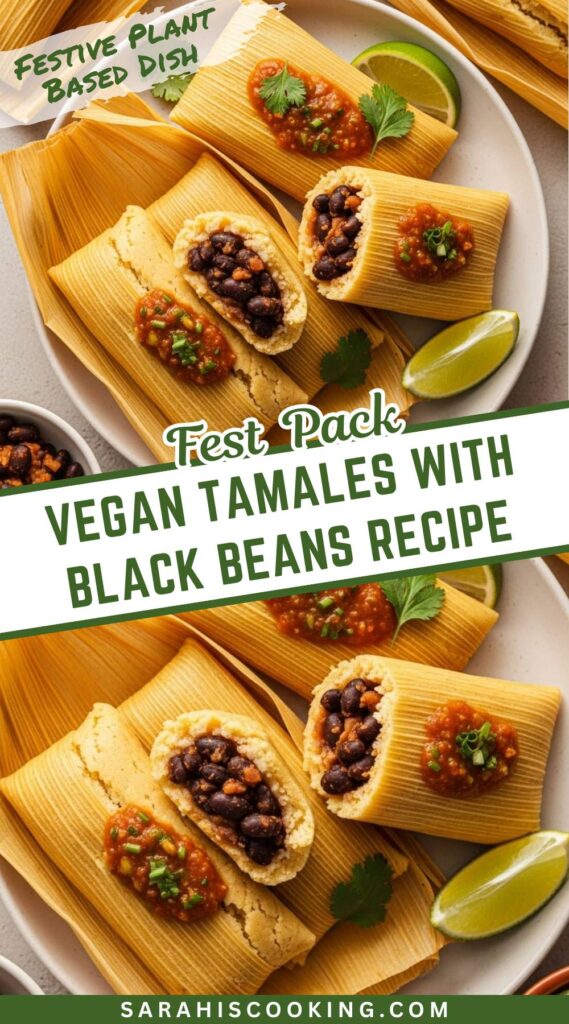 Vegan Tamales with Black Beans Recipe