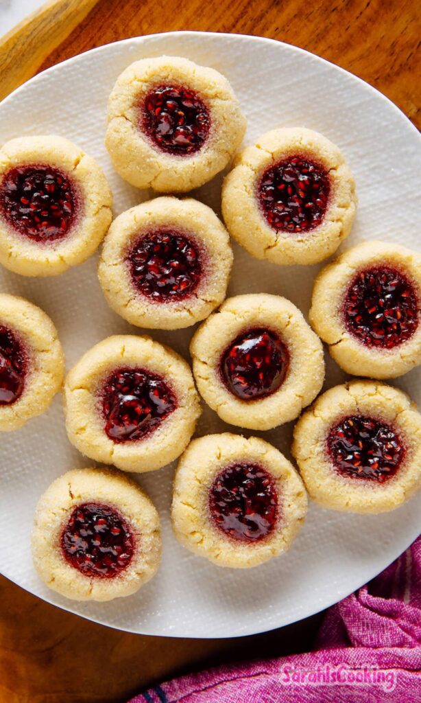 Almond Flour Thumbprint Cookies Recipe