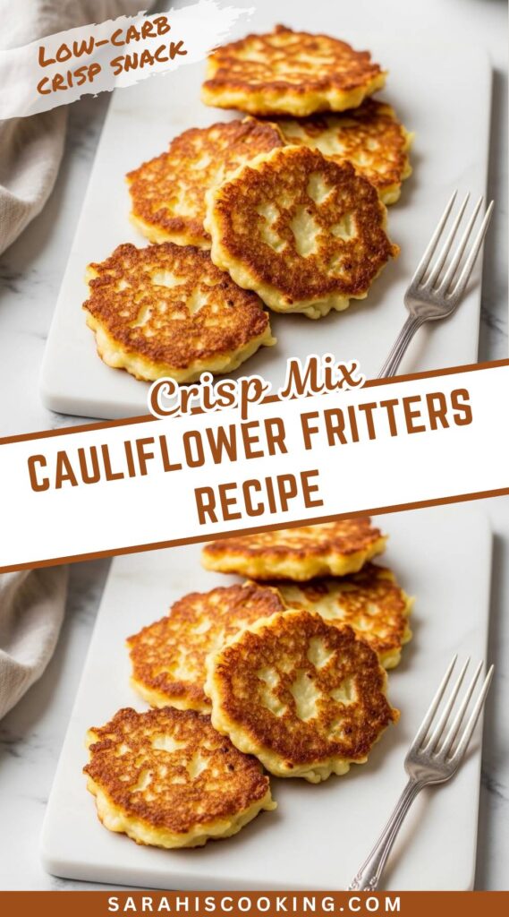 Cauliflower Fritters Recipe