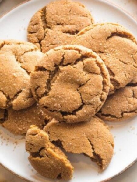 Chewy Ginger Molasses Cookies Recipe