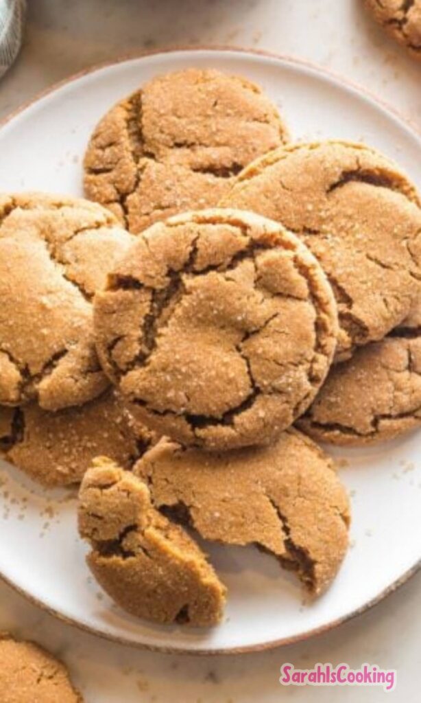 Chewy Ginger Molasses Cookies Recipe