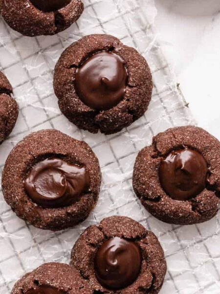 Chocolate Thumbprint Cookies Recipe