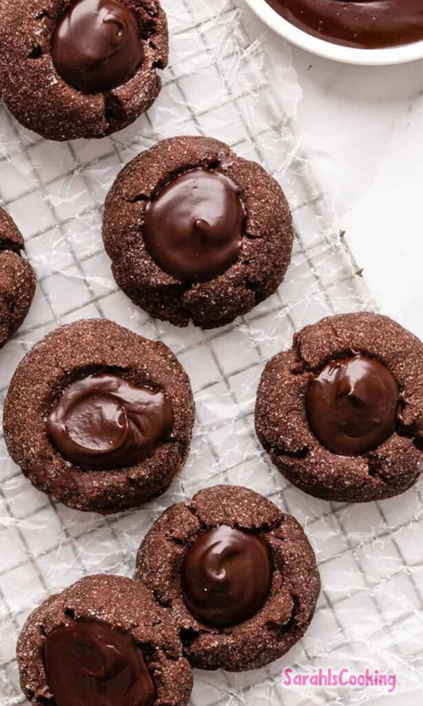 Chocolate Thumbprint Cookies Recipe