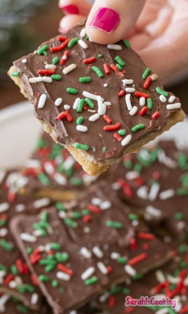 Christmas Cracker Toffee Recipe