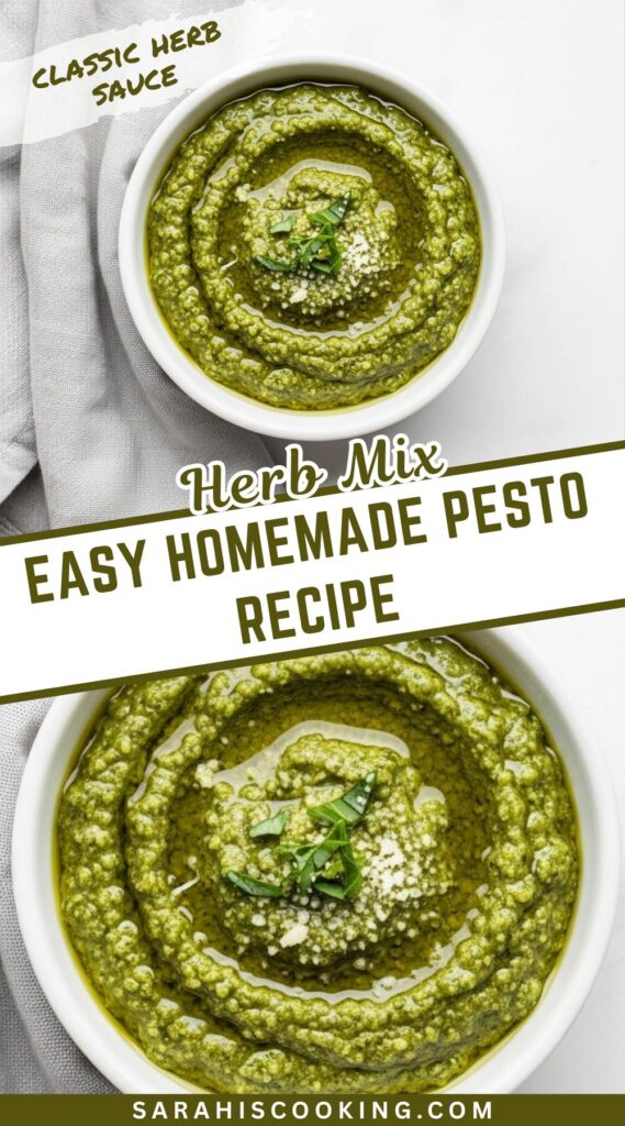 Easy Homemade Pesto Recipe