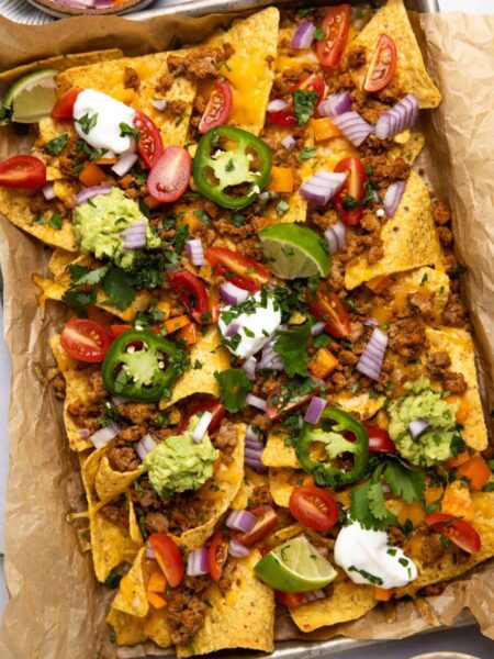 Leftover Turkey Loaded Nachos Recipe