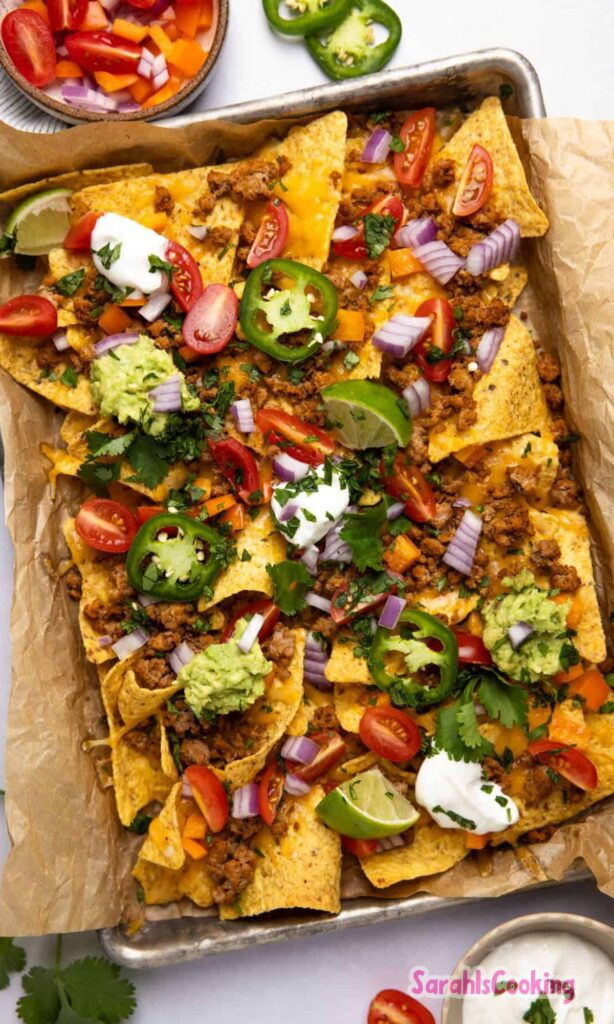 Leftover Turkey Loaded Nachos Recipe