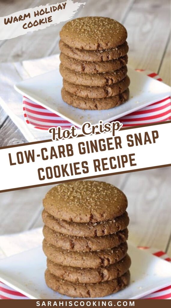 Low-Carb Ginger Snap Cookies Recipe