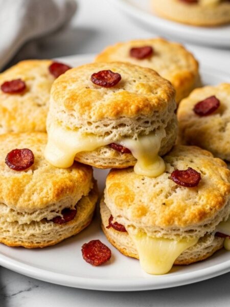 Manchego and Chorizo Melting Biscuits Recipe