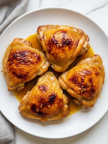 Maple Roasted Dijon Chicken Thighs Recipe